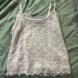 Old Navy Lilac Lace Camisole Top